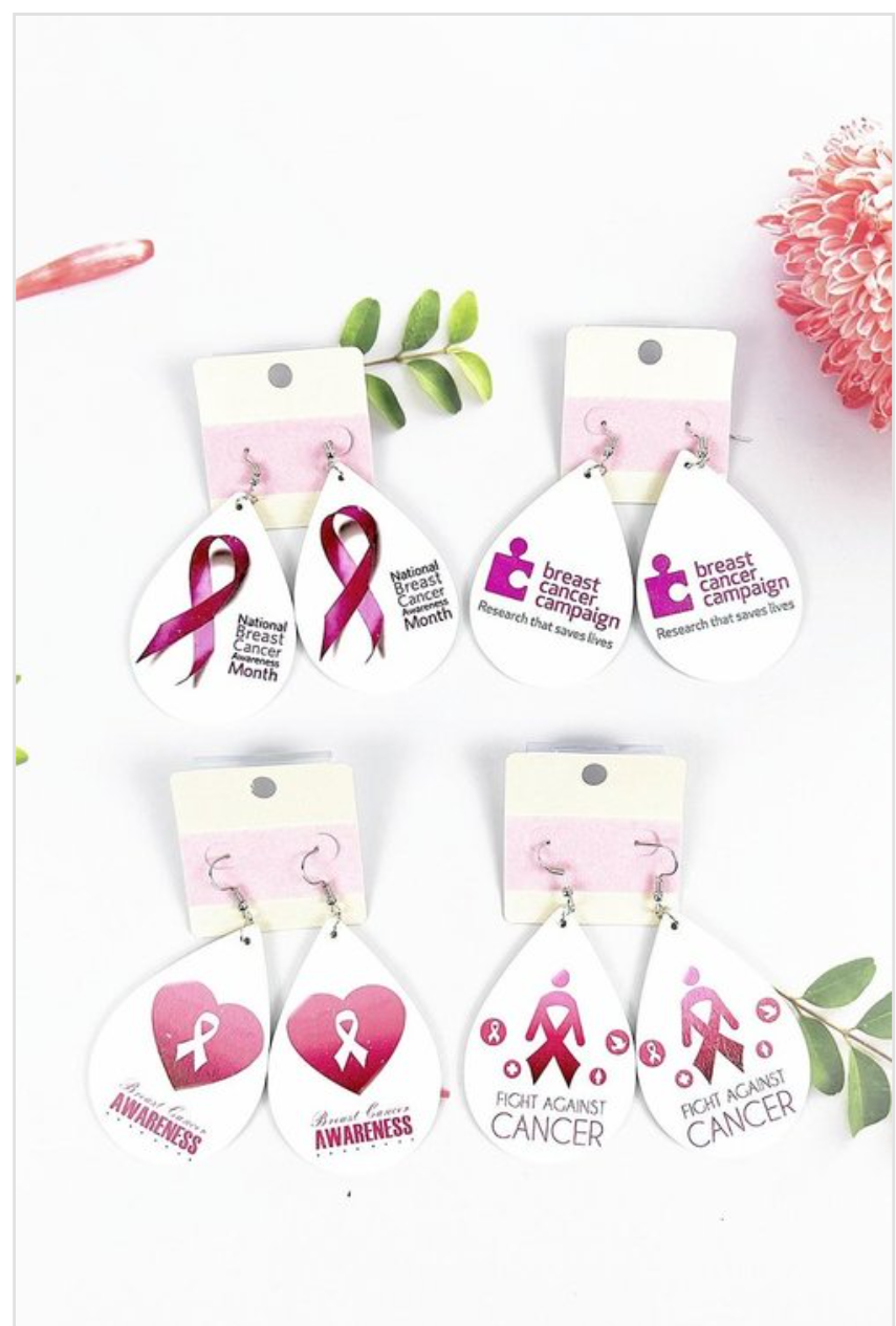 Cancer Awareness Earrings