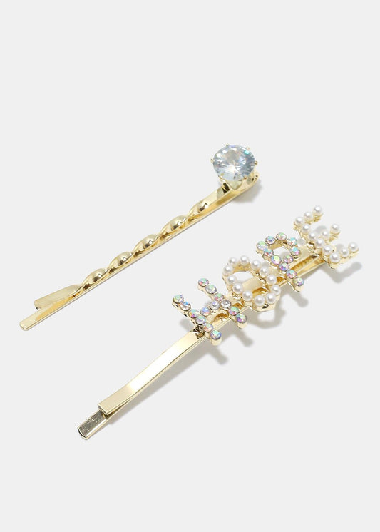 Women/Ladies/Teens "Hope" Hair Pin