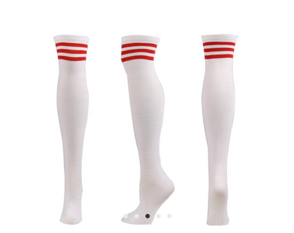 Women/Ladies/Teens/Girls Striped or Solid Color Knee High Year Round Any Occasion Thigh High/Socks/Tights