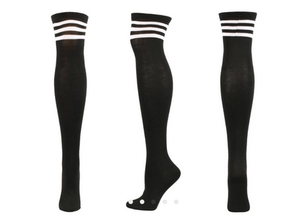 Women/Ladies/Teens/Girls Striped or Solid Color Knee High Year Round Any Occasion Thigh High/Socks/Tights